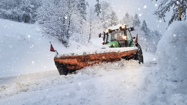 istock Snowplow Clearing Winter Road 2198233876