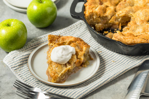 istock Sweet Homemade Baked Apple Pie 2198249579