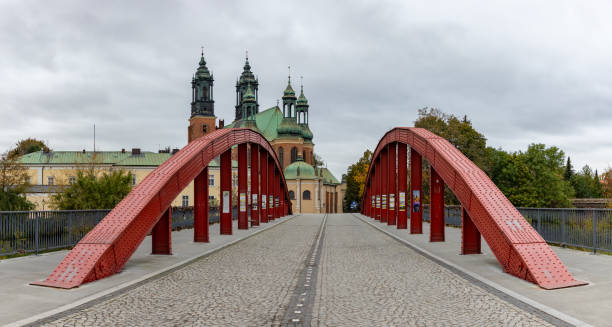 istock Bishop Jordan Bridge and Poznan Cathedral 2198252547