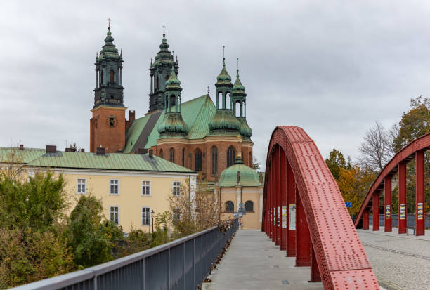 istock Bishop Jordan Bridge and Poznan Cathedral 2198252559