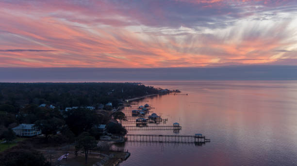 istock Fairhope, Alabama waterfront at sunset 2198254497