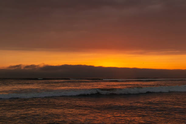 Sunset at Makaha Beach - Miraflores District, Lima, Peru