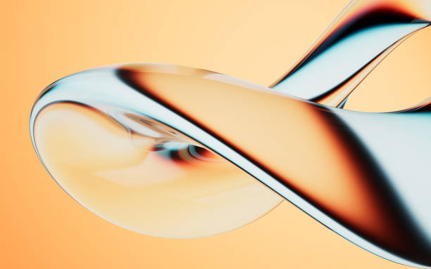 istock Abstract colorful gradient glass background with smooth transitions of color, 3d rendering. 2198268327