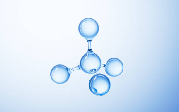 istock Molecule with biology and chemical concept, 3d rendering. 2198268538