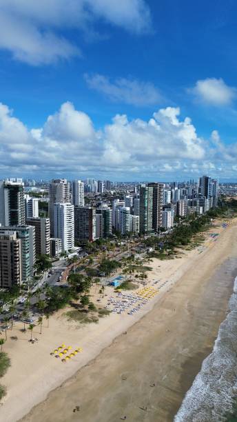 istock drone image of seaside buildings 2198274386