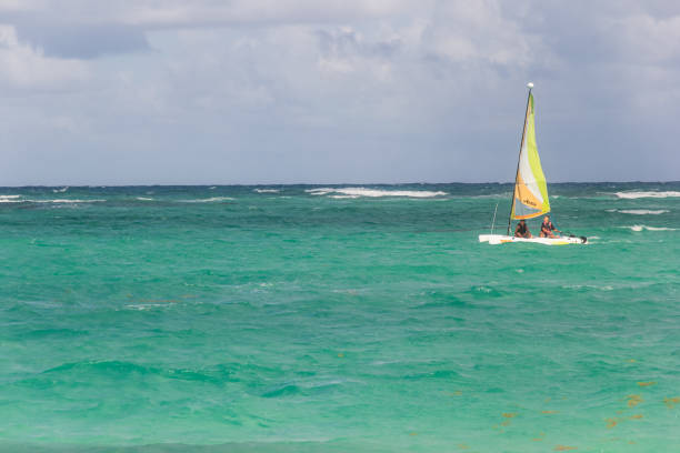 Sailing at Bavaro Beach, Punta Cana - La Altagracia, Dominican Republic