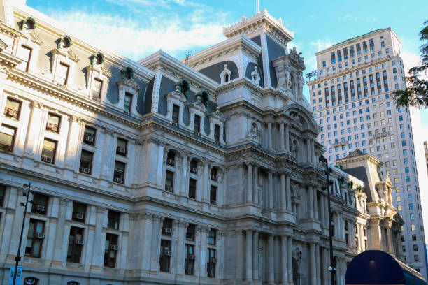 istock Historic architecture in a bustling urban setting at midday 2198286450