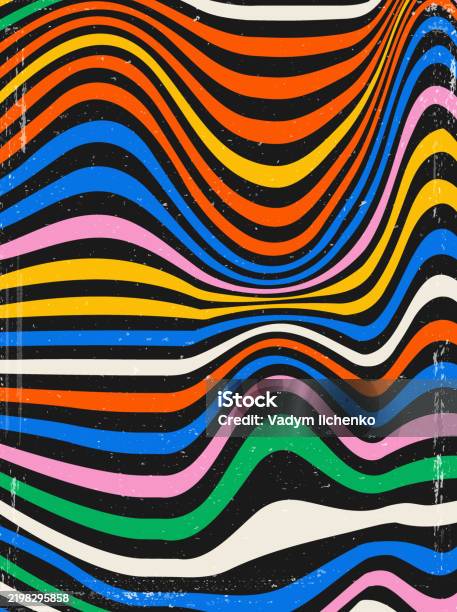 Vector Illustration Set Of Wavy Line Patterns With Dynamic Waves ...