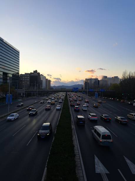 istock Highway in Beijing city, China 2198297189