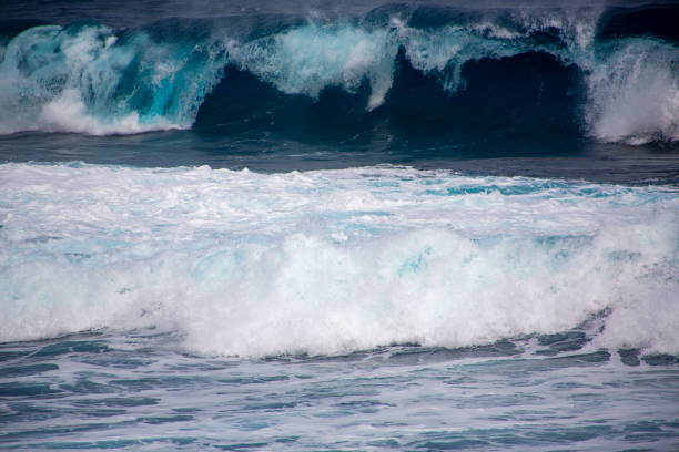 Dynamic winter seascape of Amami Oshima