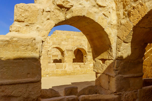 istock Ruins in ancient Mamshit, Negev Desert 2198306711