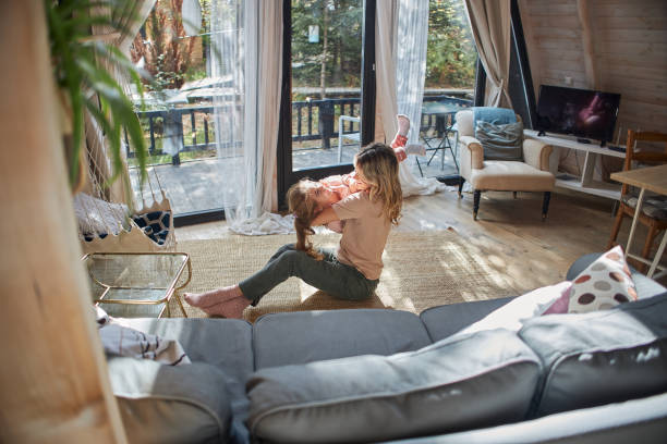 istock Enjoyable morning at the mountain house 2198307448
