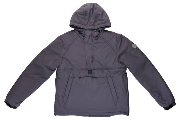 istock Stylish hooded jacket providing warmth and comfort isolated on white background. 2198319738