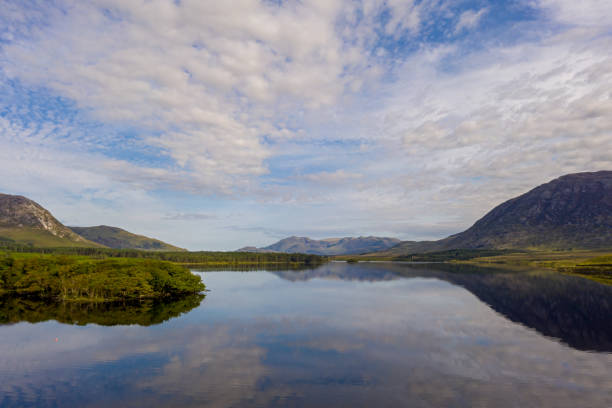 istock Aerial View over Connemara Lakes, Galway, Ireland 2198325581