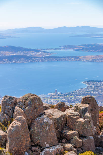 istock Mount Wellington summit overlooking Hobart city 2198332202