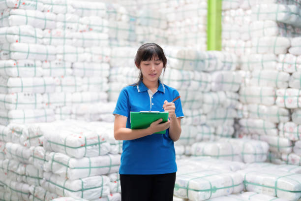istock Female employees in the industry are responsible for developing innovative plastic products for export to the global market, ensuring that businesses remain ahead of the competition. 2198336466