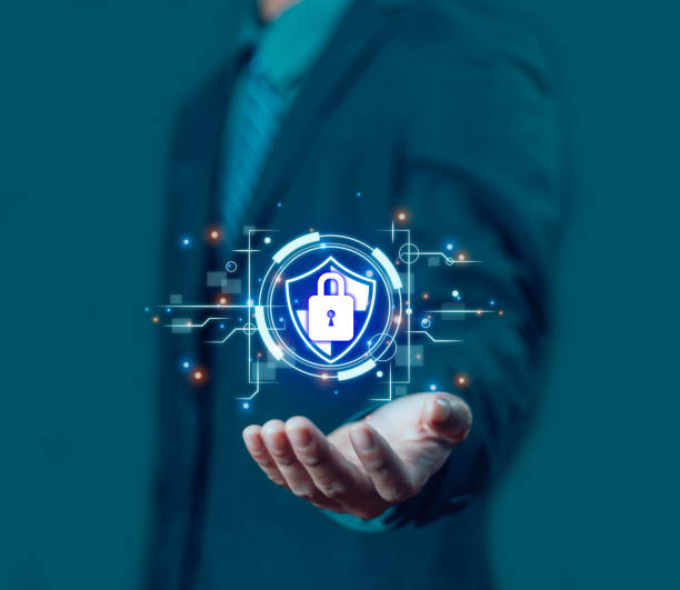 istock Businessman padlock screen Cyber ​​security concept Security and encryption User privacy Network security technology Data connection Internet. 2198340430