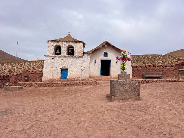 istock Historic Chapel in Remote Desert Landscape 2198344577