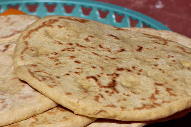 istock Moroccan Amazigh Bread, Traditional Berber Bread Close Up 2198349728