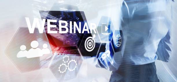 istock Webinar. Multiethnic People Conference Meeting Online and Discussing Business Project 2198350407