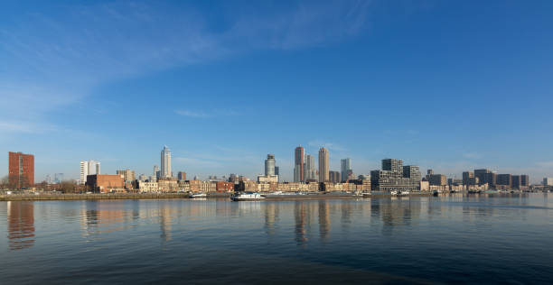 istock Panoramic skyline of Rotterdam 2198358303