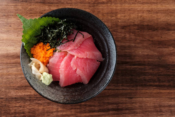 istock Tuna Bowl Delicious Meal Served with Side Dishes 2198359233