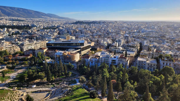 istock The photograph captures a panoramic view of Athens 2198364065