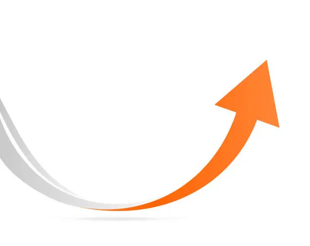 rising arrow orange rising arrow orange