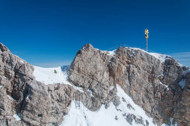 istock Zugspitze Snow covered rocky summit Bavaria Germany 2198382437
