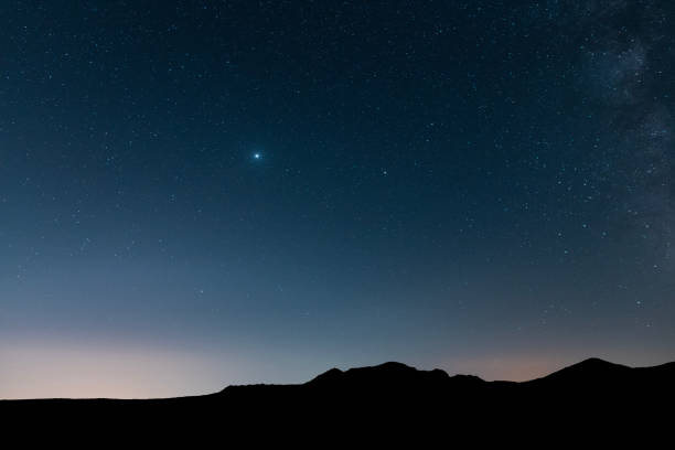 istock Beautiful starry night . Astronomical background. 2198387488