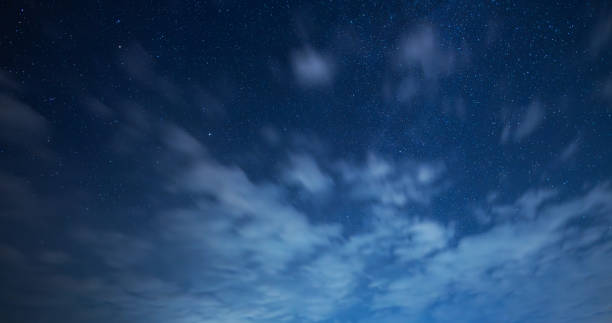 istock Beautiful starry night  sky. Astronomical background. 2198387515