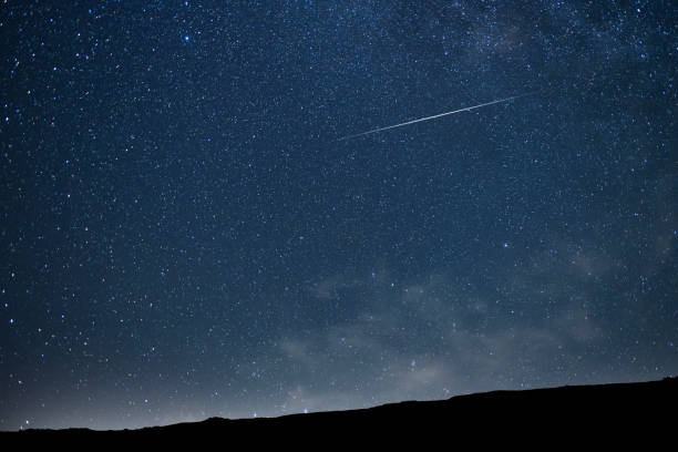istock Beautiful starry night  sky. Astronomical background. 2198387528