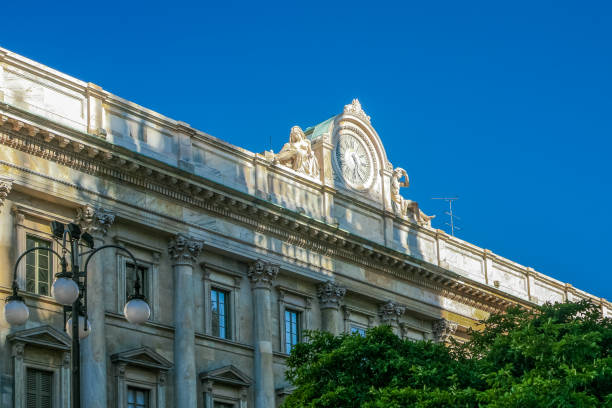 istock A large building with a clock on the front in Milano city Italy 2198391462