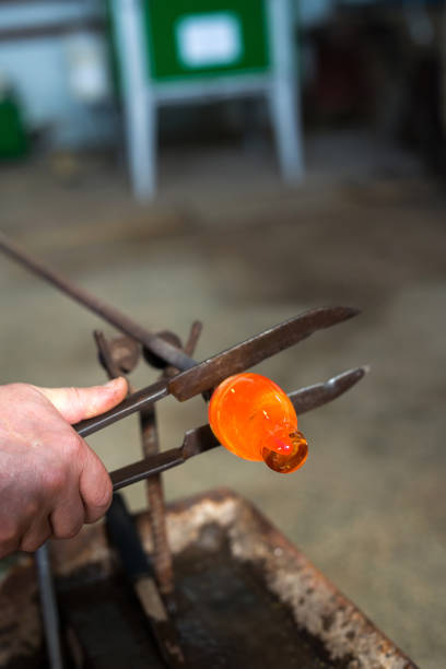 istock Handmade figures of melted glass - selective focus 2198392513