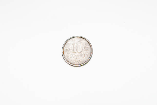 istock 10 cents real coin on a white background in rio de janeiro. 2198392610