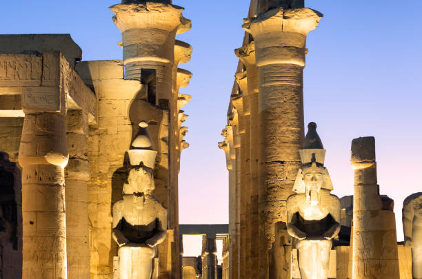 istock Luxor Temple at night, Thebes 2198393323