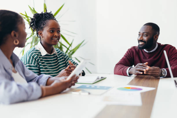 istock Business team discussing during a meeting in the office 2198395427
