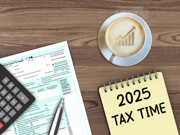 istock Tax time 2025 preparation planning audit finance 2198401109
