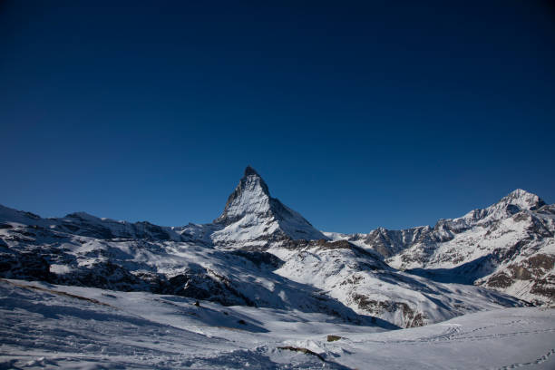 Winter hike above Zermatt