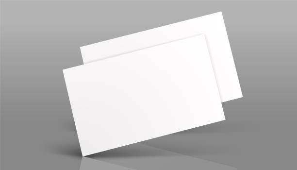 istock High quality vector business card mockup for your design template. Blank empty credit card or business card template. 2198403432
