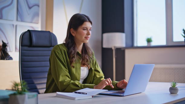 istock Successful startuper rejoicing win looking laptop screen at remote workplace. 2198405018