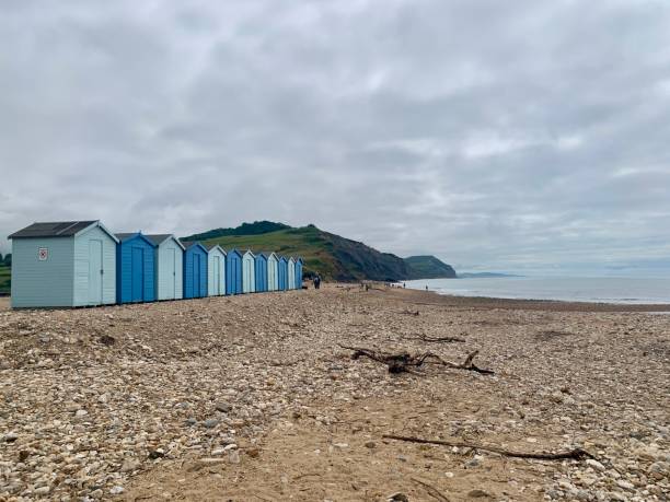 istock Beach houses on beach in uk 2198415434