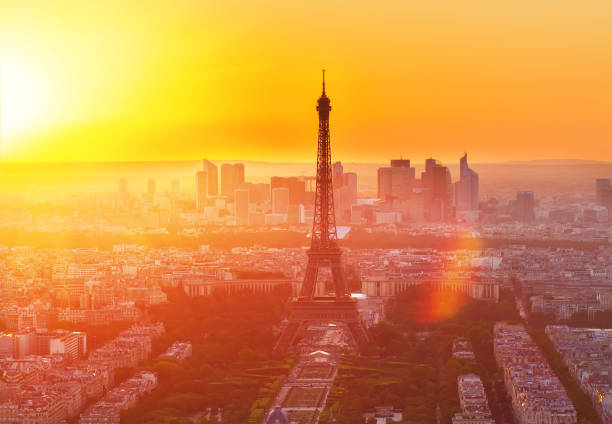 istock Eiffel Tower and Paris cityscape 2198416345
