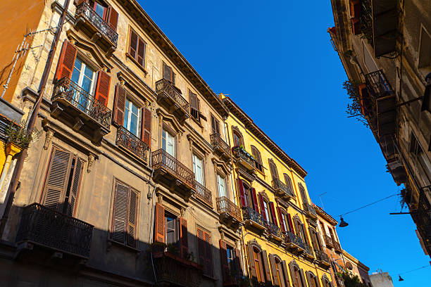 istock European style buildings with balconies and shutters 2198416944