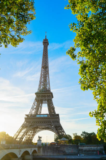 istock eiffel tour and from Trocadero, Paris 2198418027