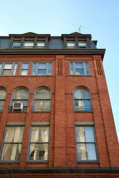 istock Red Brick Rowhouse with Dormer Windows (New York, New York, USA) 2198419955