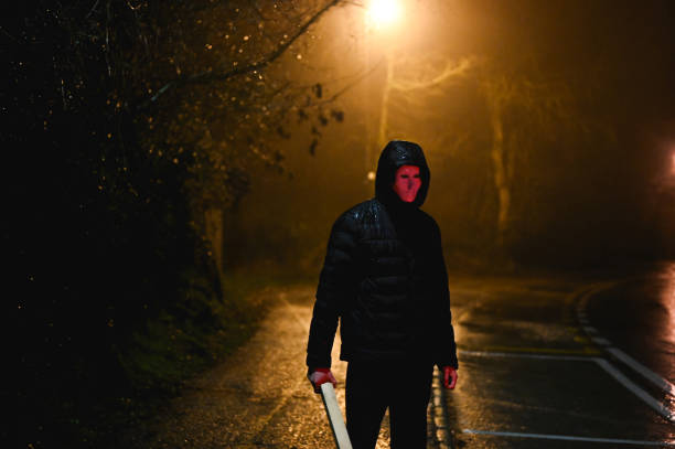 Hooded Figure in Fog