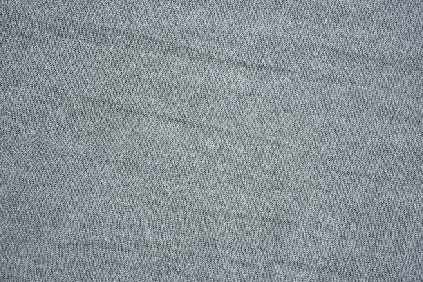 istock Gray cotton fabric texture background, Wrinkle surface textile, wallpaper, banner 2198435654