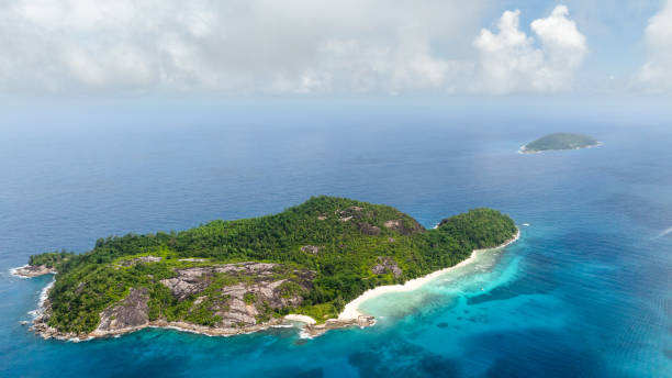 istock A tropical island with a beach. Seychelles. 2198443921