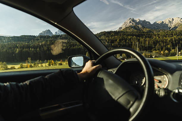 istock Road Trip with Scenic Alpine Views 2198451932